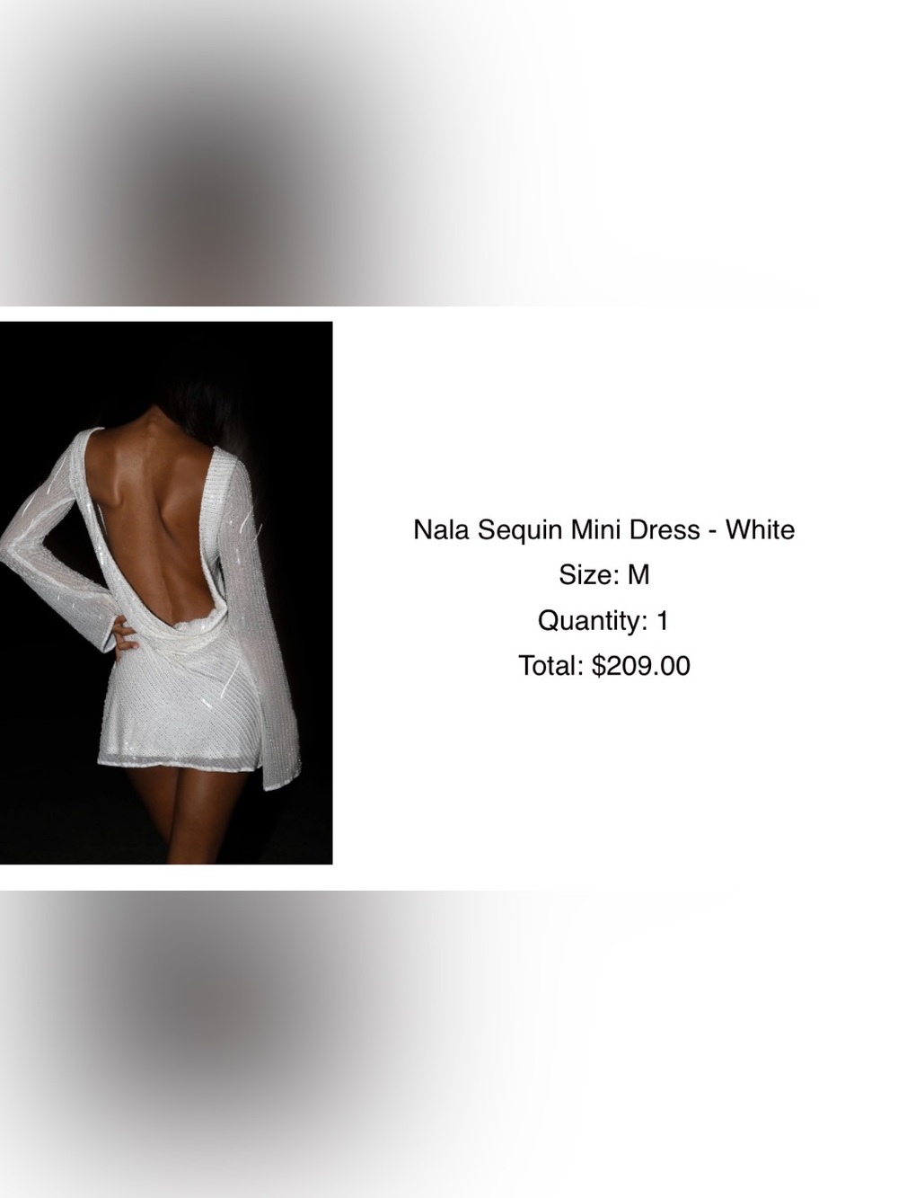 MESHKI Nala Sequin Mini Dress